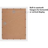 image:imageAmericanflat 5x7 Picture Frame with ShatterResistant Glass  Set of 2  Use as 4x6 Frame with Mat or Display 5x7 Photo Without Mat  Signature Collection  Picture Frames for Tabletop or Wall  BlackWhite