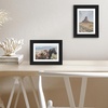 image:imageAmericanflat 5x7 Picture Frame with ShatterResistant Glass  Set of 2  Use as 4x6 Frame with Mat or Display 5x7 Photo Without Mat  Signature Collection  Picture Frames for Tabletop or Wall  BlackBlack