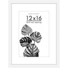 image:imageAmericanflat 5x7 Picture Frame with ShatterResistant Glass  Set of 2  Use as 4x6 Frame with Mat or Display 5x7 Photo Without Mat  Signature Collection  Picture Frames for Tabletop or Wall  BlackWhite
