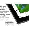 image:imageAmericanflat 5x7 Picture Frame with ShatterResistant Glass  Set of 2  Use as 4x6 Frame with Mat or Display 5x7 Photo Without Mat  Signature Collection  Picture Frames for Tabletop or Wall  BlackBlack