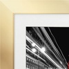 image:imageAmericanflat 5x7 Picture Frame with ShatterResistant Glass  Set of 2  Use as 4x6 Frame with Mat or Display 5x7 Photo Without Mat  Signature Collection  Picture Frames for Tabletop or Wall  BlackGold
