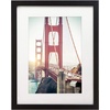 image:imageAmericanflat 5x7 Picture Frame with ShatterResistant Glass  Set of 2  Use as 4x6 Frame with Mat or Display 5x7 Photo Without Mat  Signature Collection  Picture Frames for Tabletop or Wall  BlackBlack