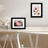 image:imageAmericanflat 5x7 Picture Frame with ShatterResistant Glass  Set of 2  Use as 4x6 Frame with Mat or Display 5x7 Photo Without Mat  Signature Collection  Picture Frames for Tabletop or Wall  BlackBlack