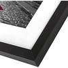 image:imageAmericanflat 5x7 Picture Frame with ShatterResistant Glass  Set of 2  Use as 4x6 Frame with Mat or Display 5x7 Photo Without Mat  Signature Collection  Picture Frames for Tabletop or Wall  BlackBlack
