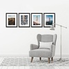 image:imageAmericanflat 5x7 Picture Frame with ShatterResistant Glass  Set of 2  Use as 4x6 Frame with Mat or Display 5x7 Photo Without Mat  Signature Collection  Picture Frames for Tabletop or Wall  BlackBlack