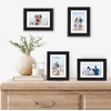 image:imageAmericanflat 5x7 Picture Frame with ShatterResistant Glass  Set of 2  Use as 4x6 Frame with Mat or Display 5x7 Photo Without Mat  Signature Collection  Picture Frames for Tabletop or Wall  BlackBlack