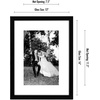 image:imageAmericanflat 5x7 Picture Frame with ShatterResistant Glass  Set of 2  Use as 4x6 Frame with Mat or Display 5x7 Photo Without Mat  Signature Collection  Picture Frames for Tabletop or Wall  BlackBlack