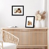 image:imageAmericanflat 5x7 Picture Frame with ShatterResistant Glass  Set of 2  Use as 4x6 Frame with Mat or Display 5x7 Photo Without Mat  Signature Collection  Picture Frames for Tabletop or Wall  BlackBlack