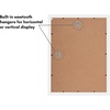 image:imageAmericanflat 5x7 Picture Frame with ShatterResistant Glass  Set of 2  Use as 4x6 Frame with Mat or Display 5x7 Photo Without Mat  Signature Collection  Picture Frames for Tabletop or Wall  BlackWhite