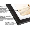 image:imageAmericanflat 5x7 Picture Frame with ShatterResistant Glass  Set of 2  Use as 4x6 Frame with Mat or Display 5x7 Photo Without Mat  Signature Collection  Picture Frames for Tabletop or Wall  BlackBlack