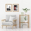 image:imageAmericanflat 5x7 Picture Frame with ShatterResistant Glass  Set of 2  Use as 4x6 Frame with Mat or Display 5x7 Photo Without Mat  Signature Collection  Picture Frames for Tabletop or Wall  BlackDark Oak