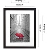 image:imageAmericanflat 5x7 Picture Frame with ShatterResistant Glass  Set of 2  Use as 4x6 Frame with Mat or Display 5x7 Photo Without Mat  Signature Collection  Picture Frames for Tabletop or Wall  BlackBlack