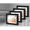 image:imageAmericanflat 5x7 Picture Frame with ShatterResistant Glass  Set of 2  Use as 4x6 Frame with Mat or Display 5x7 Photo Without Mat  Signature Collection  Picture Frames for Tabletop or Wall  BlackBlack
