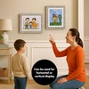 image:imageAmericanflat 85x11 Changeable Kids Art Frame 2Pack  Driftwood  Holds 100 art pieces magnetic front door builtin keyholes for wall display stores finished artworkDriftwood