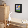 image:imageAmericanflat 85x11 Changeable Kids Art Frame 2Pack  Driftwood  Holds 100 art pieces magnetic front door builtin keyholes for wall display stores finished artworkBlack