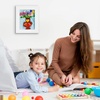 image:imageAmericanflat 85x11 Changeable Kids Art Frame 2Pack  Driftwood  Holds 100 art pieces magnetic front door builtin keyholes for wall display stores finished artworkWhite