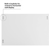 image:imageAmericanflat 85x11 Changeable Kids Art Frame 2Pack  Gold  Holds 100 art pieces magnetic front door builtin keyholes for wall display stores finished artworkWhite