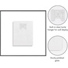 image:imageAmericanflat 85x11 Picture Frame with ShatterResistant Glass  Streamline Collection  Thin Border Photo Frame for Tabletop and Wall Display  Hanging Hardware and Easel Stand Included  Mahogany  Shatterresistant glass wall or tabletop display with included easel sawtooth hangers included secure turntab backingBlack