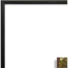 image:imageAmericanflat 85x11 Picture Frame with ShatterResistant Glass  Streamline Collection  Thin Border Photo Frame for Tabletop and Wall Display  Hanging Hardware and Easel Stand Included  Mahogany  Shatterresistant glass wall or tabletop display with included easel sawtooth hangers included secure turntab backingBlack