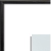 image:imageAmericanflat 85x11 Picture Frame with ShatterResistant Glass  Streamline Collection  Thin Border Photo Frame for Tabletop and Wall Display  Hanging Hardware and Easel Stand Included  Mahogany  Shatterresistant glass wall or tabletop display with included easel sawtooth hangers included secure turntab backingBlack