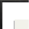 image:imageAmericanflat 85x11 Picture Frame with ShatterResistant Glass  Streamline Collection  Thin Border Photo Frame for Tabletop and Wall Display  Hanging Hardware and Easel Stand Included  Mahogany  Shatterresistant glass wall or tabletop display with included easel sawtooth hangers included secure turntab backingBlack