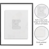 image:imageAmericanflat 85x11 Picture Frame with ShatterResistant Glass  Streamline Collection  Thin Border Photo Frame for Tabletop and Wall Display  Hanging Hardware and Easel Stand Included  Mahogany  Shatterresistant glass wall or tabletop display with included easel sawtooth hangers included secure turntab backingBlack