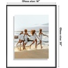 image:imageAmericanflat 85x11 Picture Frame with ShatterResistant Glass  Streamline Collection  Thin Border Photo Frame for Tabletop and Wall Display  Hanging Hardware and Easel Stand Included  Mahogany  Shatterresistant glass wall or tabletop display with included easel sawtooth hangers included secure turntab backingBlack