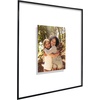 image:imageAmericanflat 85x11 Picture Frame with ShatterResistant Glass  Streamline Collection  Thin Border Photo Frame for Tabletop and Wall Display  Hanging Hardware and Easel Stand Included  Mahogany  Shatterresistant glass wall or tabletop display with included easel sawtooth hangers included secure turntab backingBlack