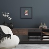 image:imageAmericanflat 85x11 Picture Frame with ShatterResistant Glass  Streamline Collection  Thin Border Photo Frame for Tabletop and Wall Display  Hanging Hardware and Easel Stand Included  Mahogany  Shatterresistant glass wall or tabletop display with included easel sawtooth hangers included secure turntab backingBlack