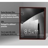 image:imageAmericanflat 85x11 Picture Frame with ShatterResistant Glass  Streamline Collection  Thin Border Photo Frame for Tabletop and Wall Display  Hanging Hardware and Easel Stand Included  Mahogany  Shatterresistant glass wall or tabletop display with included easel sawtooth hangers included secure turntab backingMahogany