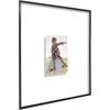 image:imageAmericanflat 85x11 Picture Frame with ShatterResistant Glass  Streamline Collection  Thin Border Photo Frame for Tabletop and Wall Display  Hanging Hardware and Easel Stand Included  Mahogany  Shatterresistant glass wall or tabletop display with included easel sawtooth hangers included secure turntab backingBlack