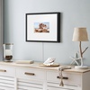 image:imageAmericanflat 85x11 Picture Frame with ShatterResistant Glass  Streamline Collection  Thin Border Photo Frame for Tabletop and Wall Display  Hanging Hardware and Easel Stand Included  Gold  Shatterresistant glass wall or tabletop display with included easel sawtooth hangers included secure turntab backingDigital Picture Frame