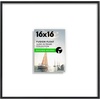 image:imageAmericanflat 85x11 Picture Frame with ShatterResistant Glass  Streamline Collection  Thin Border Photo Frame for Tabletop and Wall Display  Hanging Hardware and Easel Stand Included  Mahogany  Shatterresistant glass wall or tabletop display with included easel sawtooth hangers included secure turntab backingBlack