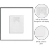 image:imageAmericanflat 85x11 Picture Frame with ShatterResistant Glass  Streamline Collection  Thin Border Photo Frame for Tabletop and Wall Display  Hanging Hardware and Easel Stand Included  Mahogany  Shatterresistant glass wall or tabletop display with included easel sawtooth hangers included secure turntab backingBlack