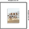 image:imageAmericanflat 85x11 Picture Frame with ShatterResistant Glass  Streamline Collection  Thin Border Photo Frame for Tabletop and Wall Display  Hanging Hardware and Easel Stand Included  Mahogany  Shatterresistant glass wall or tabletop display with included easel sawtooth hangers included secure turntab backingBlack