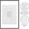image:imageAmericanflat 85x11 Picture Frame with ShatterResistant Glass  Streamline Collection  Thin Border Photo Frame for Tabletop and Wall Display  Hanging Hardware and Easel Stand Included  Mahogany  Shatterresistant glass wall or tabletop display with included easel sawtooth hangers included secure turntab backingBlack