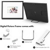 image:imageAmericanflat 85x11 Picture Frame with ShatterResistant Glass  Streamline Collection  Thin Border Photo Frame for Tabletop and Wall Display  Hanging Hardware and Easel Stand Included  Gold  Shatterresistant glass wall or tabletop display with included easel sawtooth hangers included secure turntab backingDigital Picture Frame