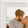 image:imageAmericanflat 85x14 Picture Frame with ShatterResistant Glass  Signature Collection  GalleryStyle Frames Made of Engineered Wood  Photo Frame for Wall Display  DriftwoodWhite