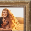 image:imageAmericanflat 85x14 Picture Frame with ShatterResistant Glass  Signature Collection  GalleryStyle Frames Made of Engineered Wood  Photo Frame for Wall Display  DriftwoodGold