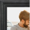 image:imageAmericanflat 85x14 Picture Frame with ShatterResistant Glass  Signature Collection  GalleryStyle Frames Made of Engineered Wood  Photo Frame for Wall Display  DriftwoodBlack