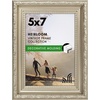 image:imageAmericanflat 85x14 Picture Frame with ShatterResistant Glass  Signature Collection  GalleryStyle Frames Made of Engineered Wood  Photo Frame for Wall Display  DriftwoodSilver