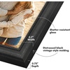 image:imageAmericanflat 85x14 Picture Frame with ShatterResistant Glass  Signature Collection  GalleryStyle Frames Made of Engineered Wood  Photo Frame for Wall Display  DriftwoodBlack