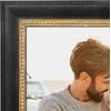 image:imageAmericanflat 85x14 Picture Frame with ShatterResistant Glass  Signature Collection  GalleryStyle Frames Made of Engineered Wood  Photo Frame for Wall Display  DriftwoodBlack Gold