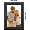 image:imageAmericanflat 85x14 Picture Frame with ShatterResistant Glass  Signature Collection  GalleryStyle Frames Made of Engineered Wood  Photo Frame for Wall Display  DriftwoodBlack