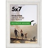 image:imageAmericanflat 85x14 Picture Frame with ShatterResistant Glass  Signature Collection  GalleryStyle Frames Made of Engineered Wood  Photo Frame for Wall Display  DriftwoodWhite