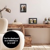 image:imageAmericanflat 85x14 Picture Frame with ShatterResistant Glass  Signature Collection  GalleryStyle Frames Made of Engineered Wood  Photo Frame for Wall Display  DriftwoodBlack