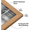 image:imageAmericanflat 85x14 Picture Frame with ShatterResistant Glass  Signature Collection  GalleryStyle Frames Made of Engineered Wood  Photo Frame for Wall Display  DriftwoodDark Oak