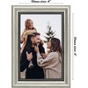 image:imageAmericanflat 85x14 Picture Frame with ShatterResistant Glass  Signature Collection  GalleryStyle Frames Made of Engineered Wood  Photo Frame for Wall Display  DriftwoodSilver