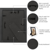 image:imageAmericanflat 85x14 Picture Frame with ShatterResistant Glass  Signature Collection  GalleryStyle Frames Made of Engineered Wood  Photo Frame for Wall Display  DriftwoodBlack