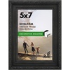image:imageAmericanflat 85x14 Picture Frame with ShatterResistant Glass  Signature Collection  GalleryStyle Frames Made of Engineered Wood  Photo Frame for Wall Display  DriftwoodBlack